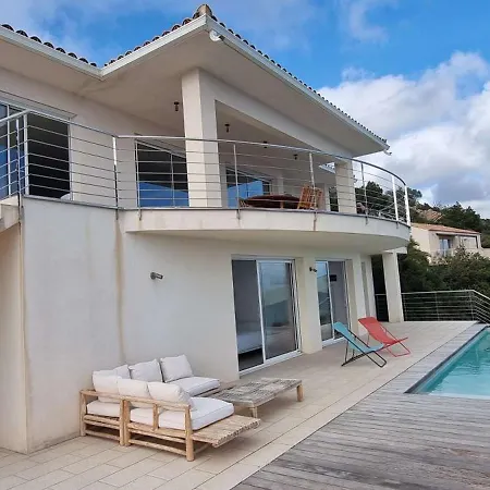 De Standing Piscine Chauffée Vue Corse Du Sud Villa Coti-Chiavari (Corsica)