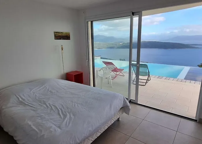 Villa De Standing Piscine Chauffée Vue Corse Du Sud Coti-Chiavari (Corsica)