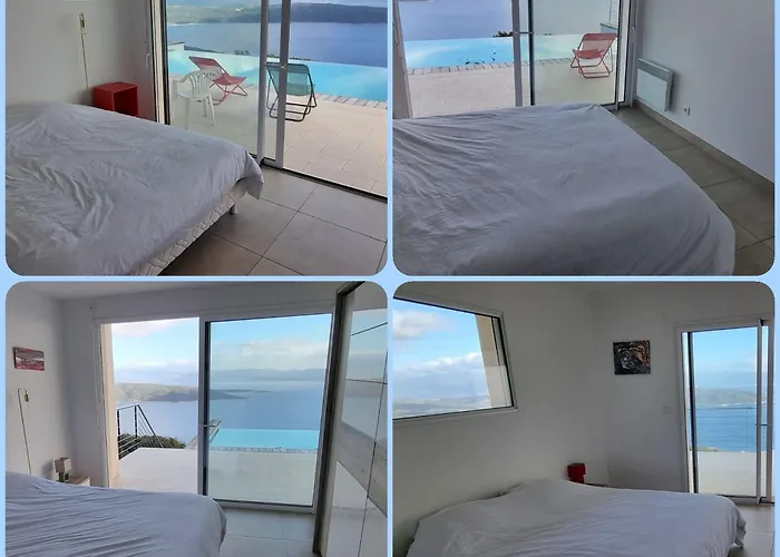 De Standing Piscine Chauffée Vue Corse Du Sud Coti-Chiavari (Corsica)